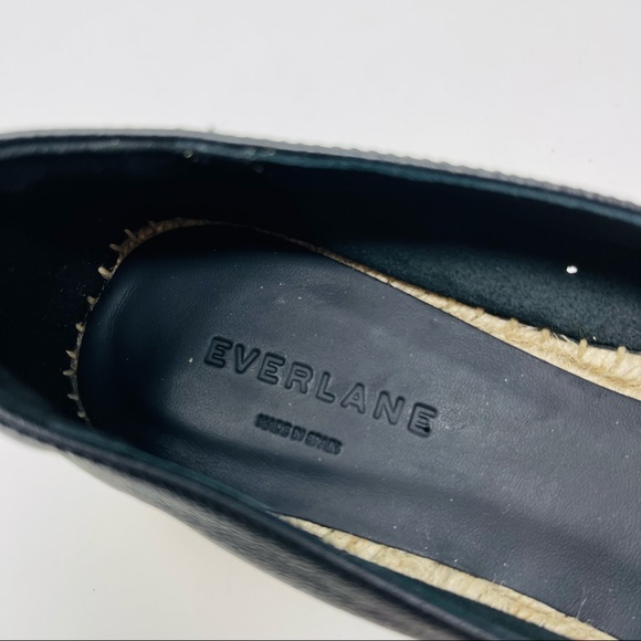 EVERLANE LEATHER ESPADRILLE WEDGE SHOES - Picture 5 of 11